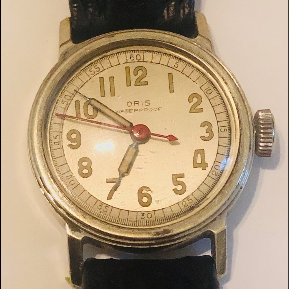 Vintage military style ORIS cal. 292 wind up watch